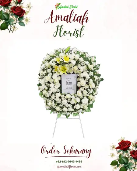 Krans Bunga Duka Darmasari